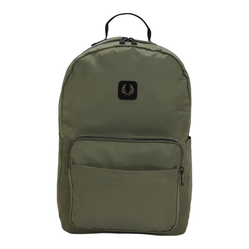 Fred Perry Crinkle Nylon Backpack Green