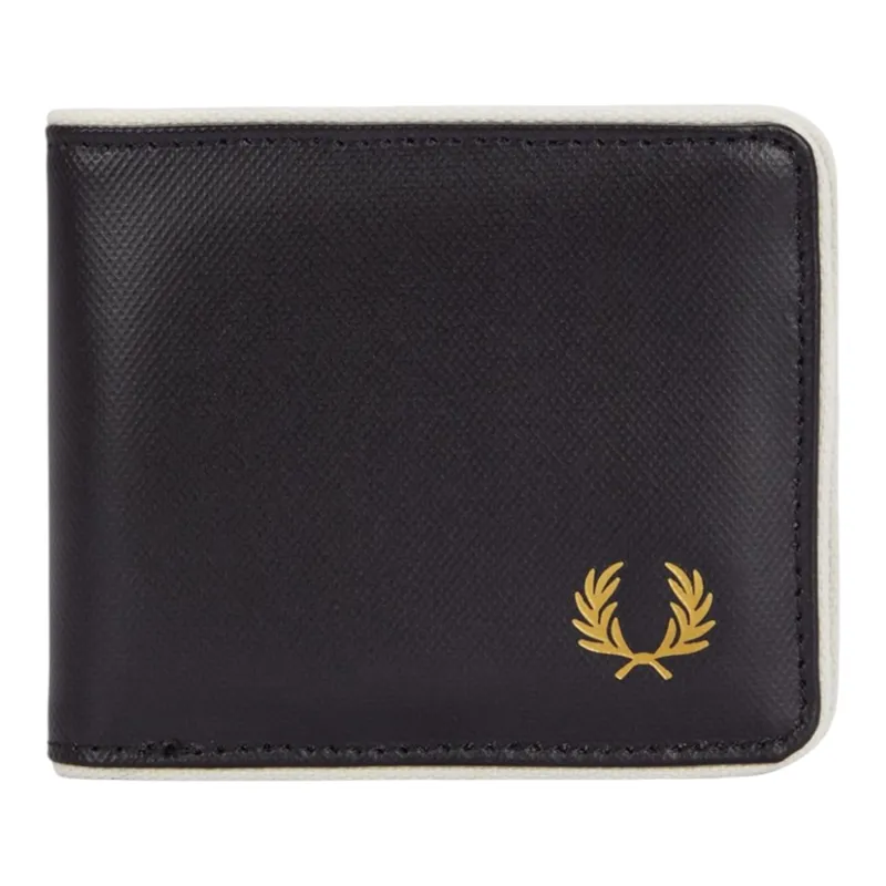 Fred Perry L7305 - D57 Laurel Wreath Billfold Wallet Black