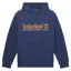 Timberland Established 1973 Embroidered Logo Hoodie Blue