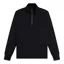 Fred Perry Half Zip Sweatshirt Navy / Brandy / Rich Brown
