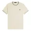 Fred Perry Twin Tipped T-shirt Ecru / Seagrass / Airforce
