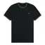 Fred Perry Twin Tipped T-shirt Night Green / Blue / Caramel