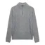 Superdry Jacob Cable Half Zip Knit Mid Grey