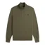 Fred Perry Half Zip Sweatshirt Laurel Wreath Green / Slate / Navy