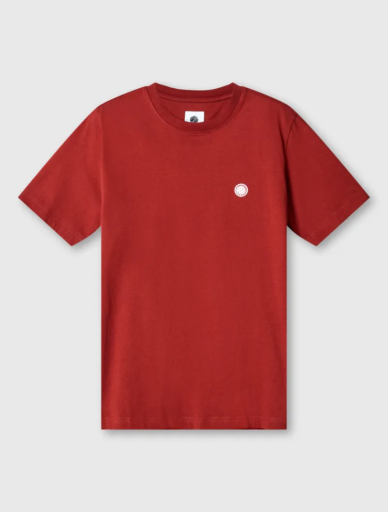 Pretty Green Mitchell T-shirt Dark Burgundy-4