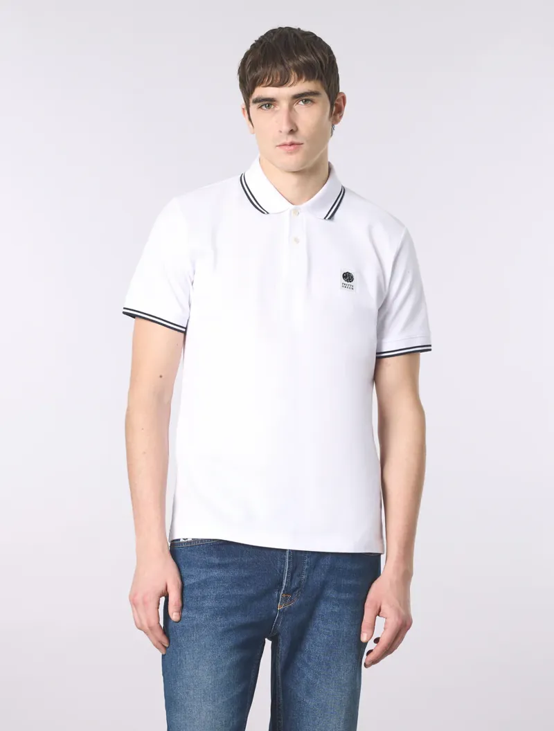 Pretty Green Rayner Polo White-2