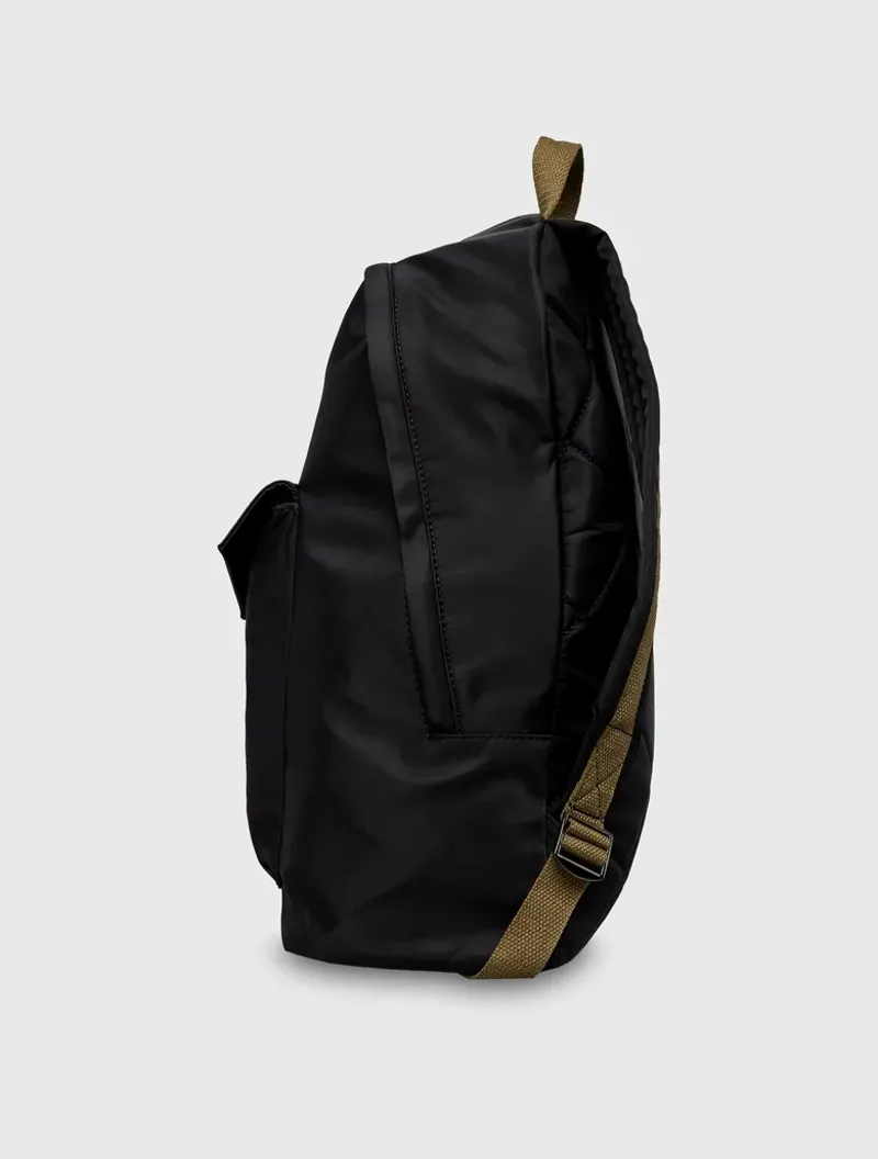 Pretty Green Openshaw Nylon Zip Backpack Black-1