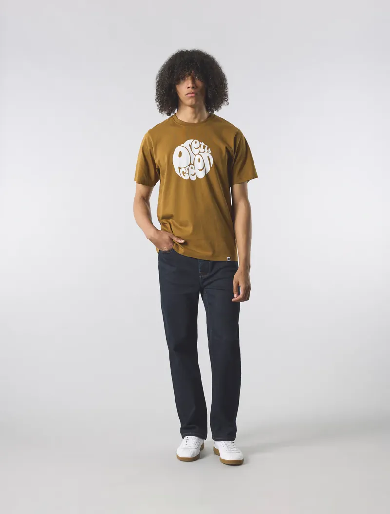 Pretty Green Gillespie Logo T-shirt Khaki-1