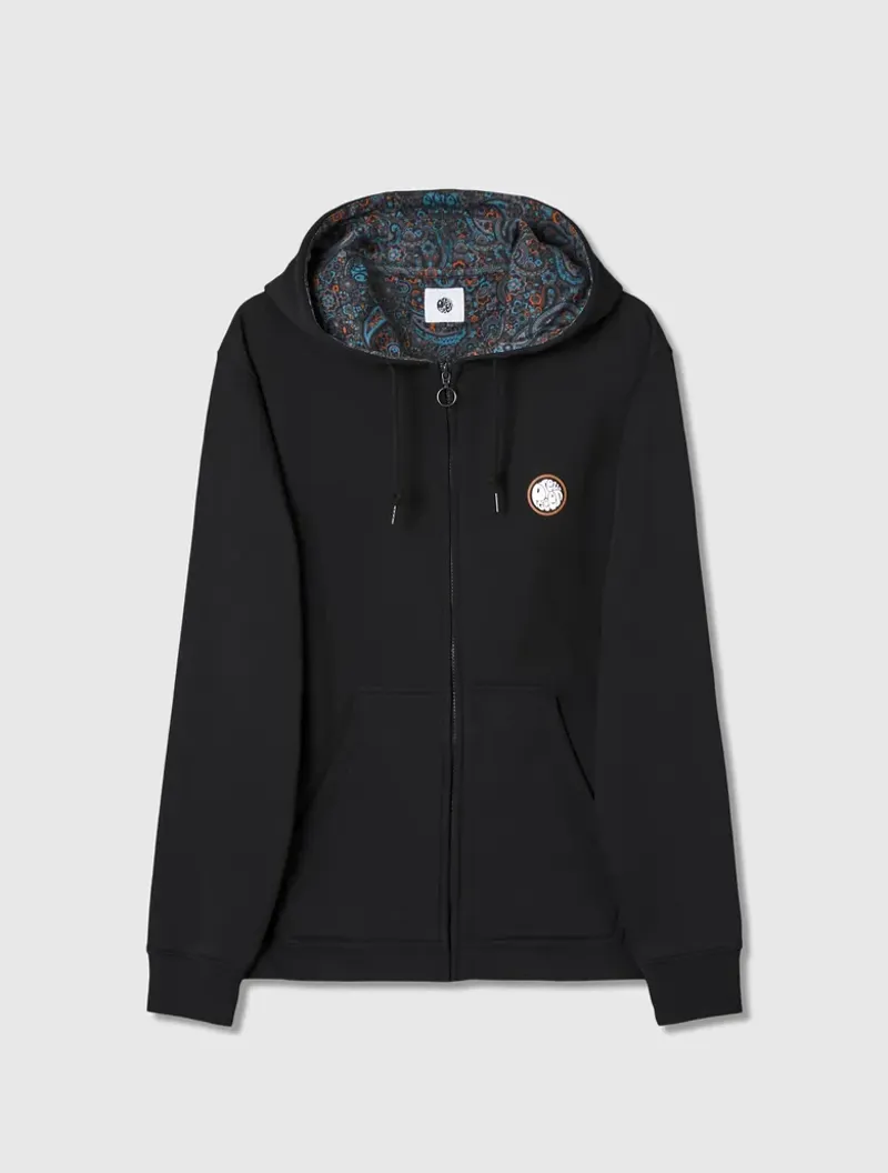 Pretty Green Wonderwall Zip Hoodie Black MEDIUM ONLY LAST ONE-3