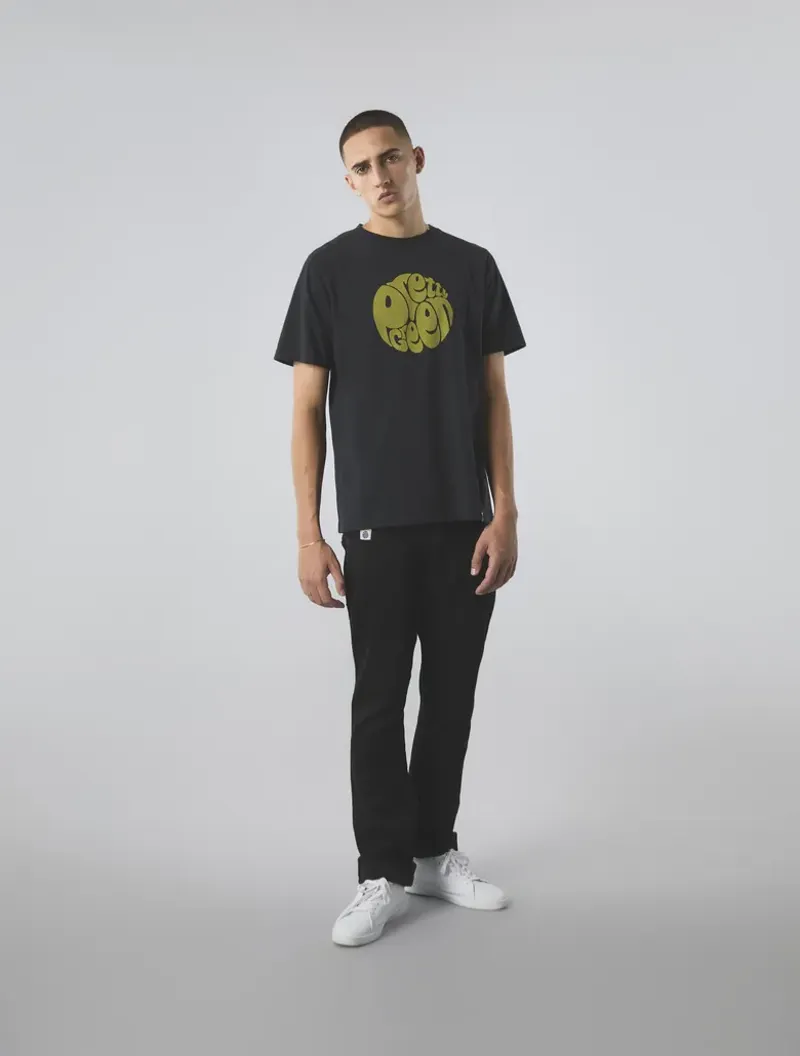 Pretty Green 15th Anniversary Gillespie Logo T-Shirt Black-2
