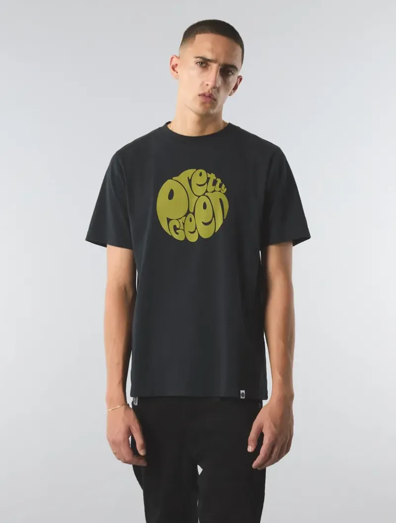 Pretty Green 15th Anniversary Gillespie Logo T-Shirt Black-4