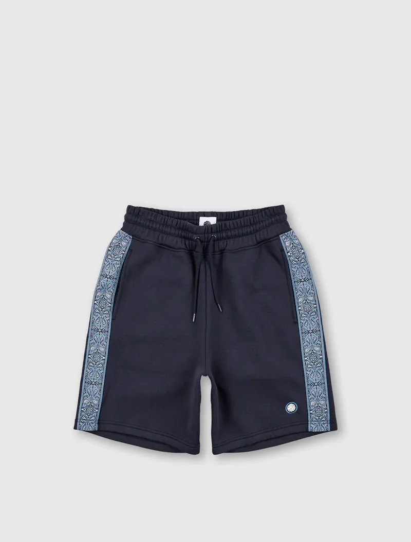 Pretty Green Eclipse Paisey Tape Sweat Shorts Navy XXL ONLY LAST PAIR-7