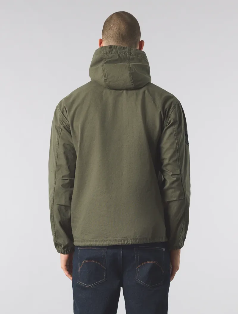 Pretty Green Hatton Smock Khaki  MEDIUM ONLY LAST ONE-3