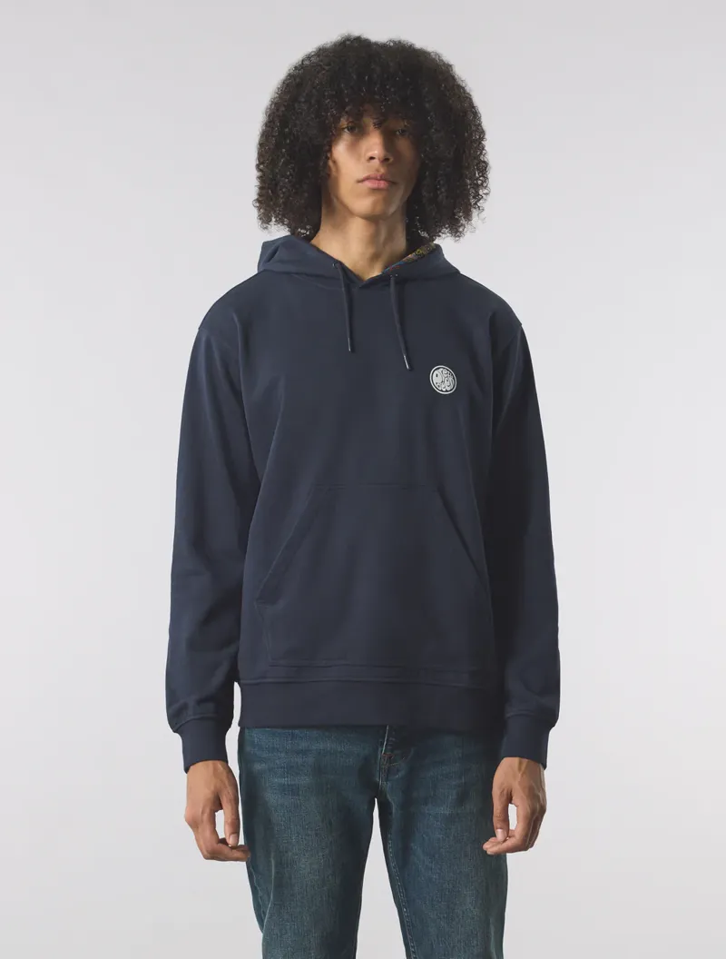 Pretty Green Lounge Hoodie Navy-2