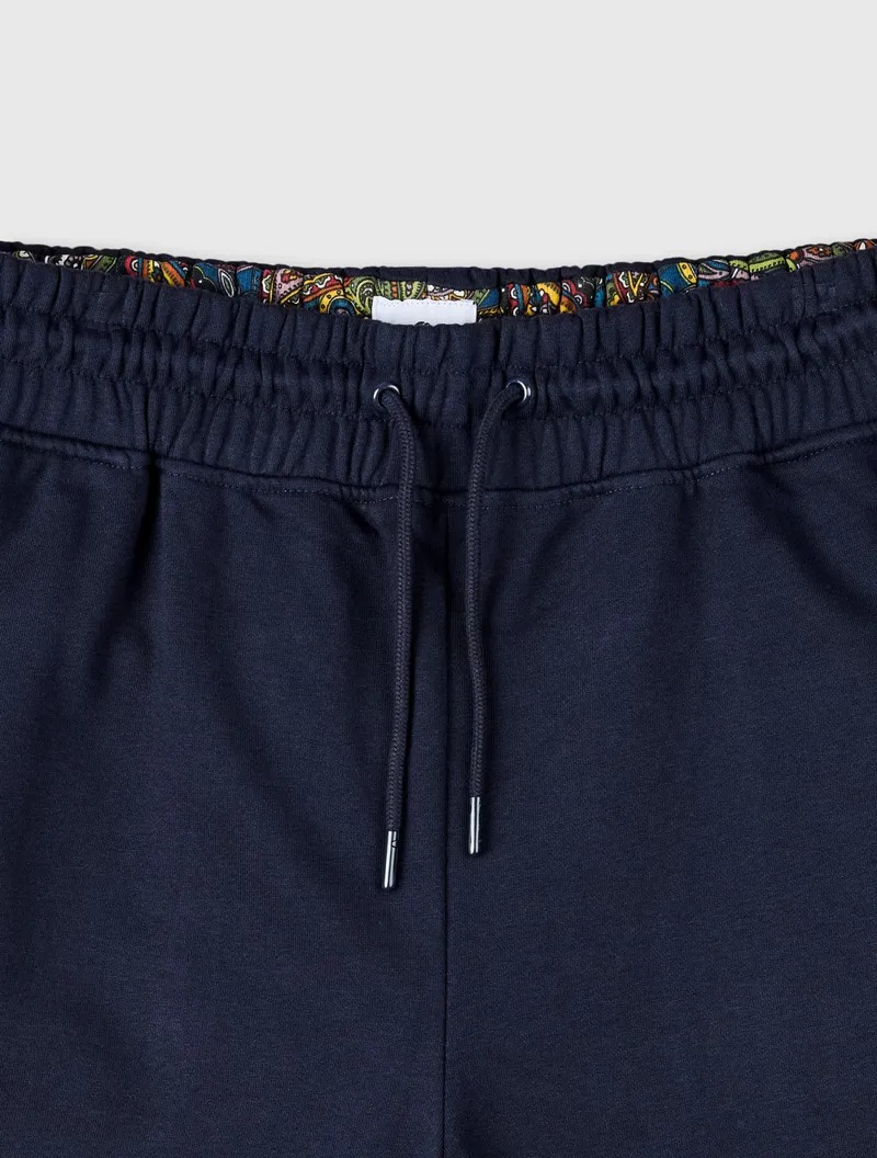 Pretty Green Lounge Joggers Navy-5