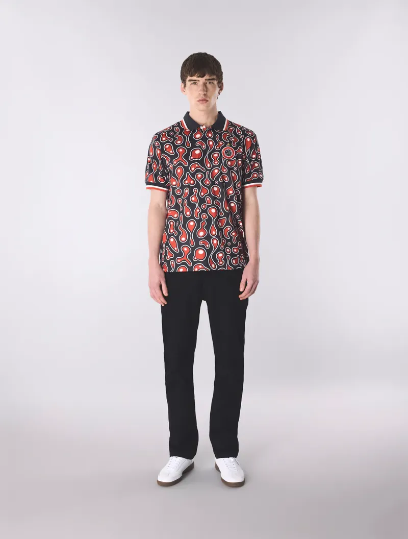 Pretty Green Astro Football Top Multi-1