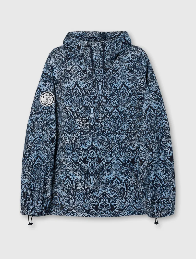 Pretty Green Rave On Paisley Smock Blue