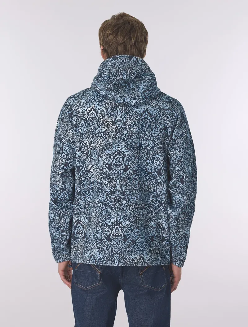 Pretty Green Rave On Paisley Smock Blue-3