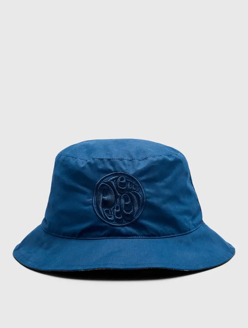 Pretty Green 15th Anniversary Reversible Paisley Bucket Hat Multi-1