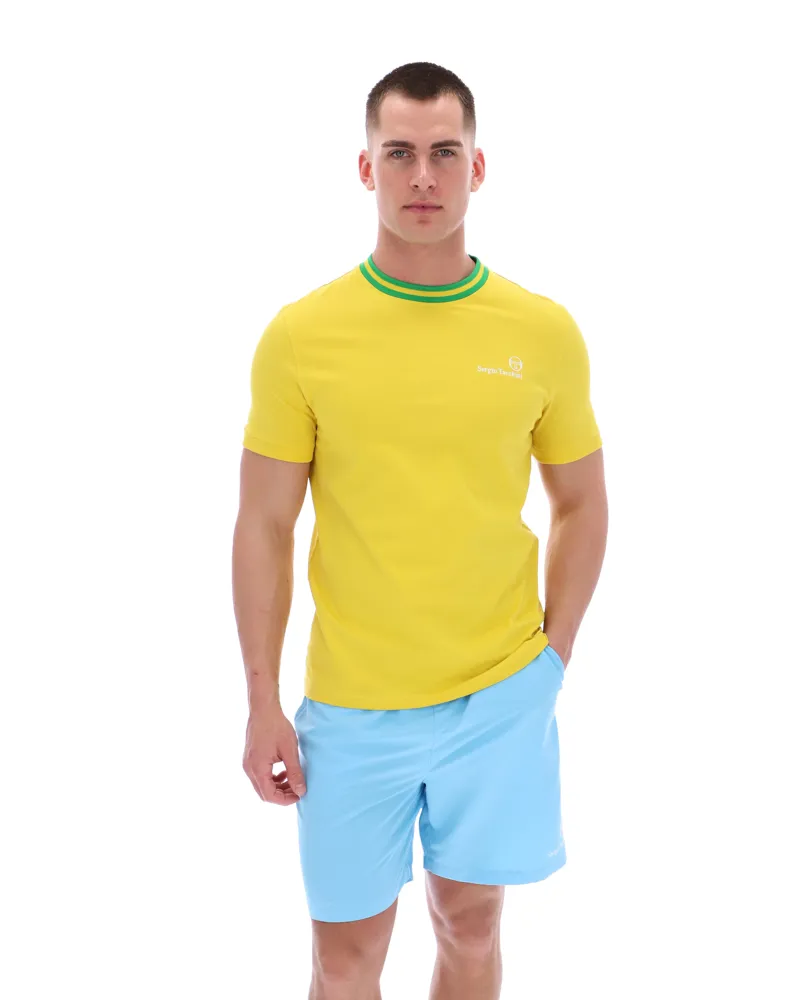  Sergio Tacchini Rainer FC T-Shirt Yellow / Green-4