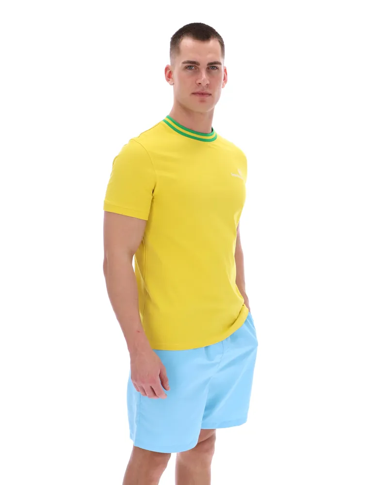  Sergio Tacchini Rainer FC T-Shirt Yellow / Green-5