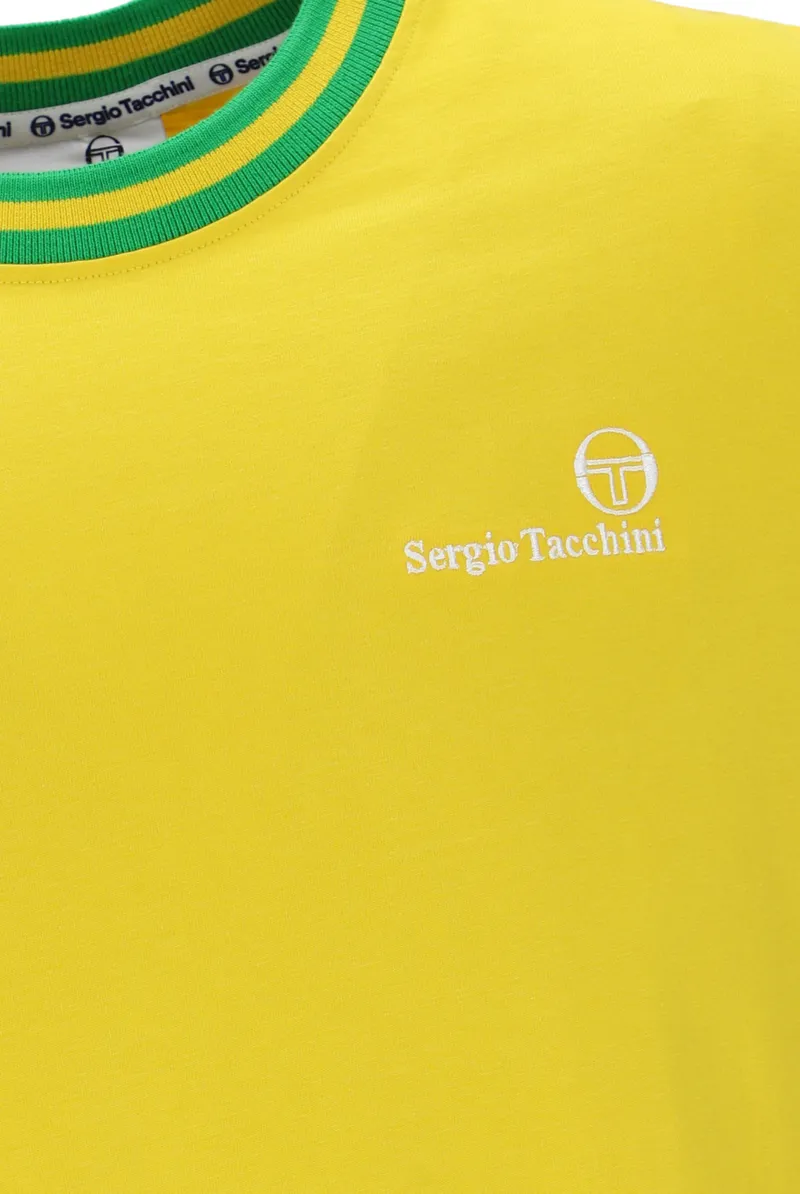  Sergio Tacchini Rainer FC T-Shirt Yellow / Green-1