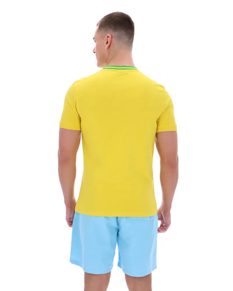  Sergio Tacchini Rainer FC T-Shirt Yellow / Green-7