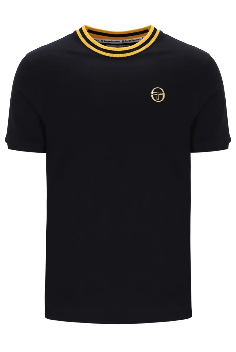 Sergio Tacchini Rainer T-shirt Black / Gold