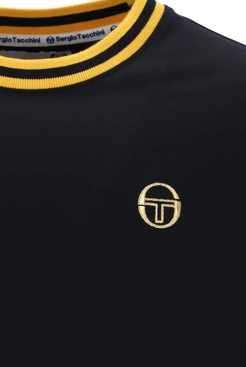Sergio Tacchini Rainer T-shirt Black / Gold-2