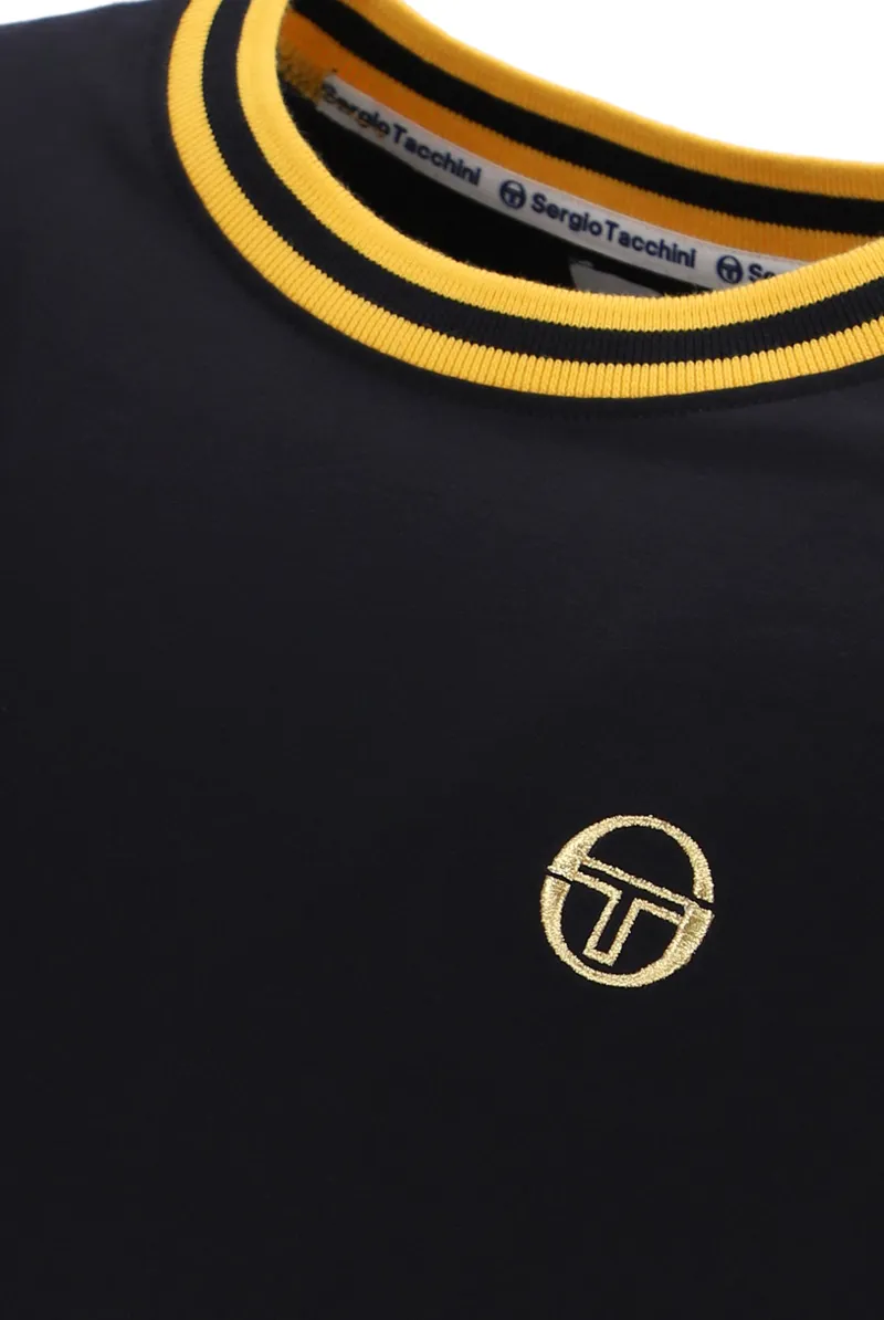 Sergio Tacchini Rainer T-shirt Black / Gold-3
