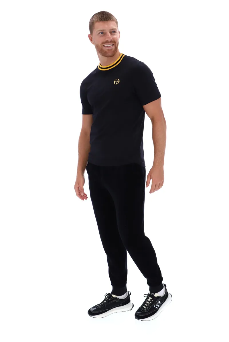 Sergio Tacchini Rainer T-shirt Black / Gold-4