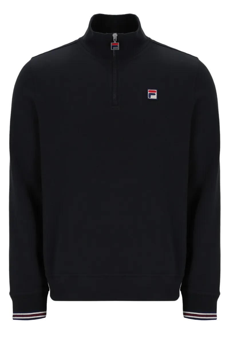 Fila Ramy F-Box 1/4 Zip Sweatshirt Black