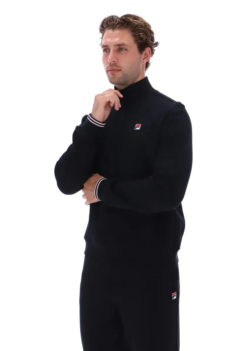Fila Ramy F-Box 1/4 Zip Sweatshirt Black-2
