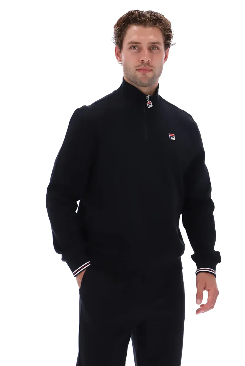Fila Ramy F-Box 1/4 Zip Sweatshirt Black-3