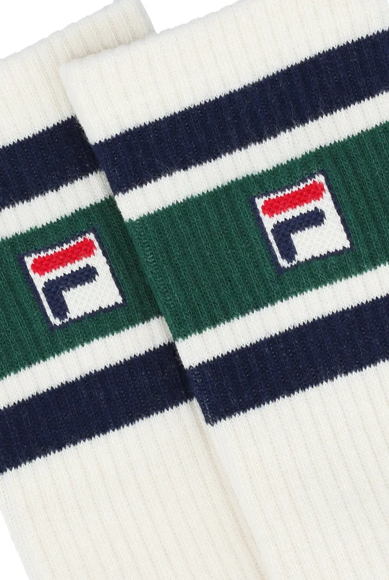 Fila Russell 3 Pack F-box Stripe Socks-2