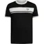 Sergio Tacchini Masters T-shirt Black / Glacier Grey 