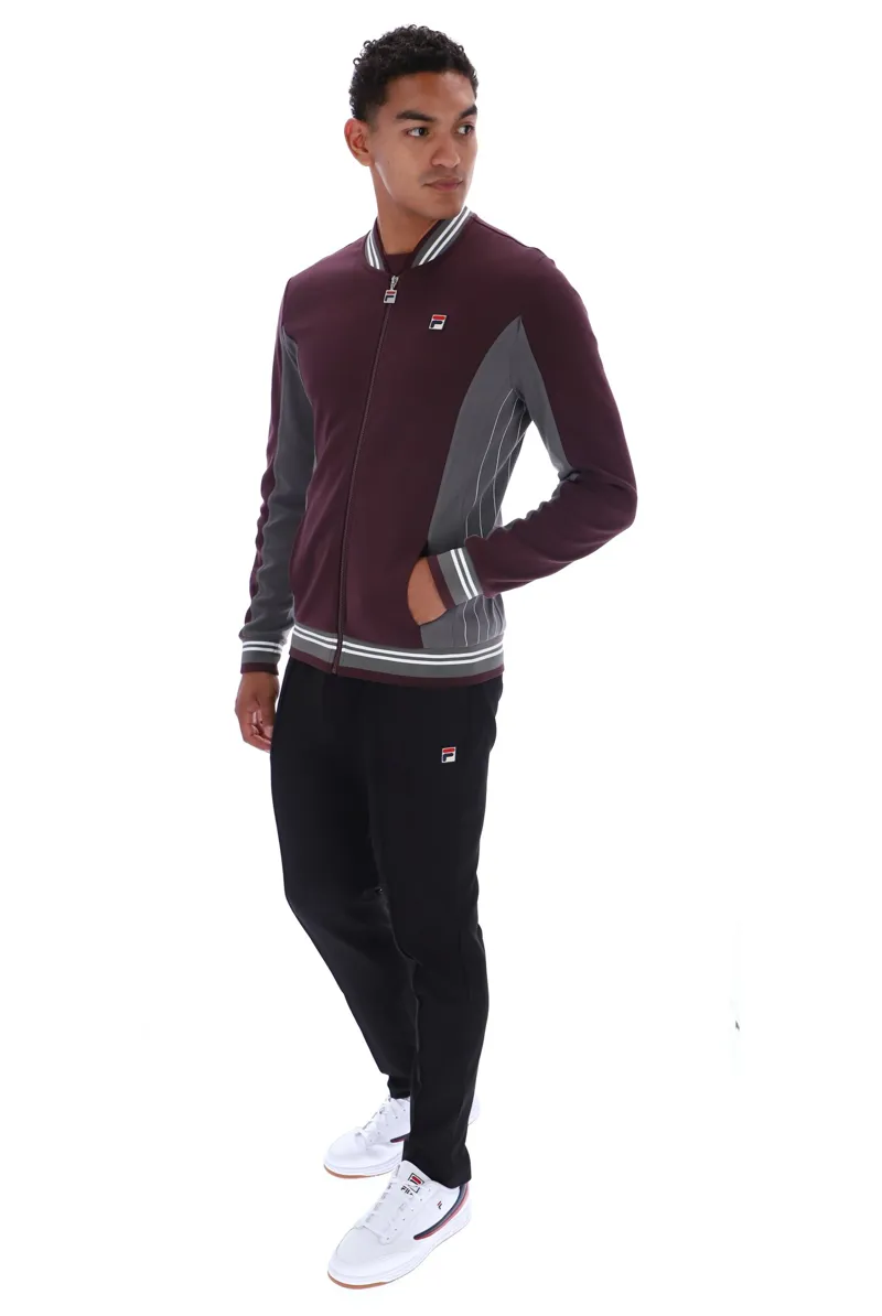 Fila Settanta Baseball Track Jacket Fudge / Gunmetal-2