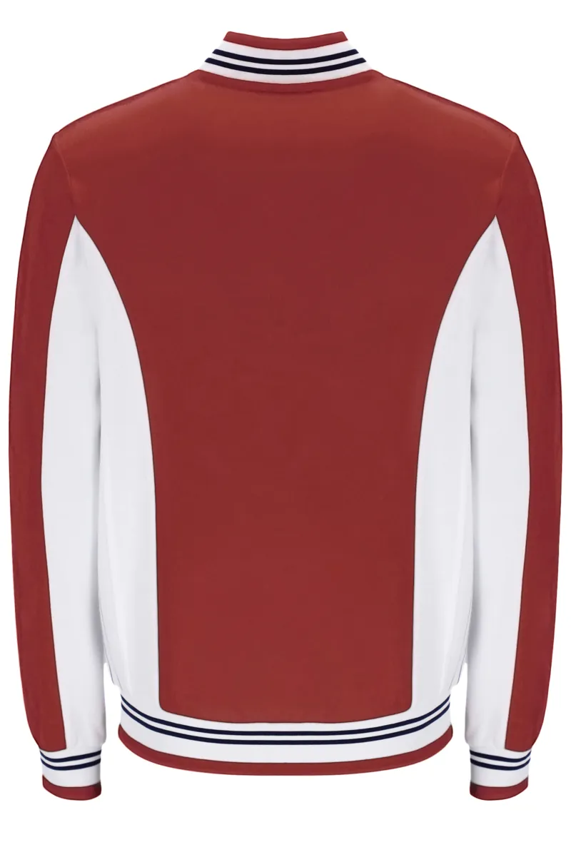 Fila Settanta Baseball Track Jacket Garnet-8