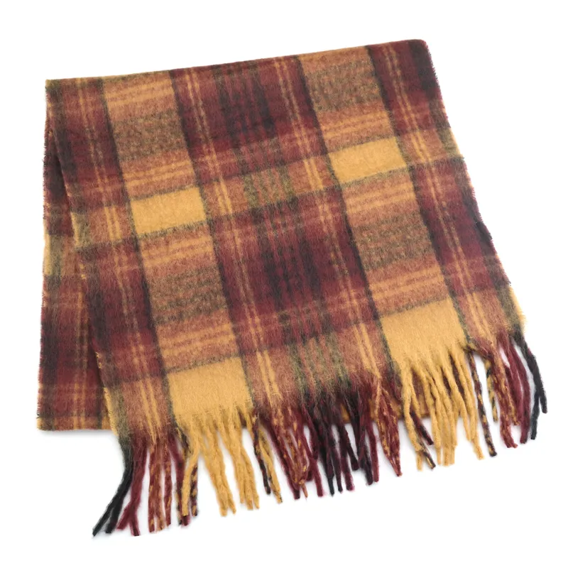 Miss Sparrow Mia tartan scarf Red-1