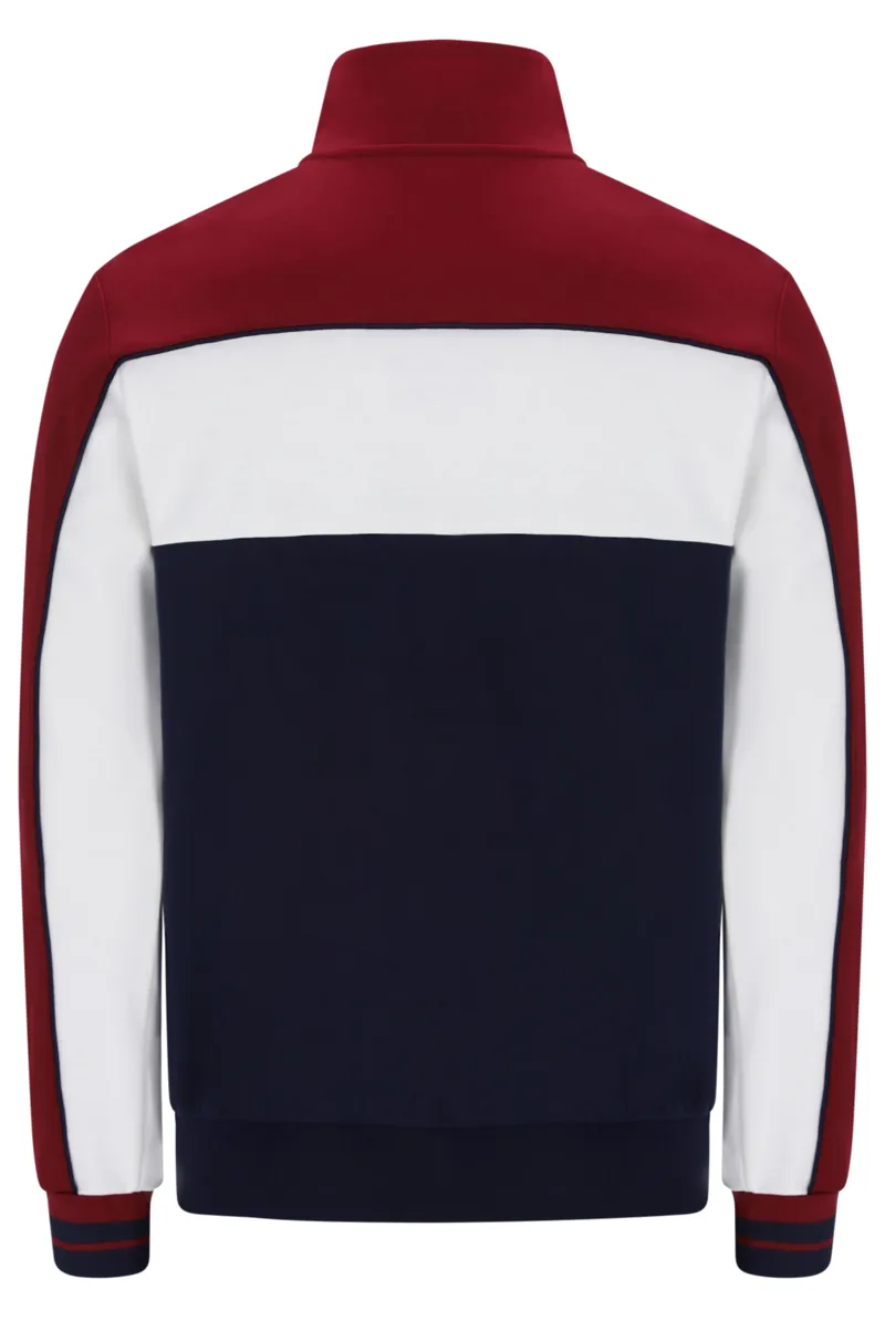 Sergio Tacchini Spiga Track Top Merlot / White / Navy-1