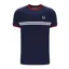 Sergio Tacchini Supermac T-shirt Maritime Blue/Red MEDIUM ONLY LAST ONE