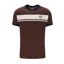 Sergio Tacchini Masters T-shirt Mahogany/Gardenia MEDIUM ONLY