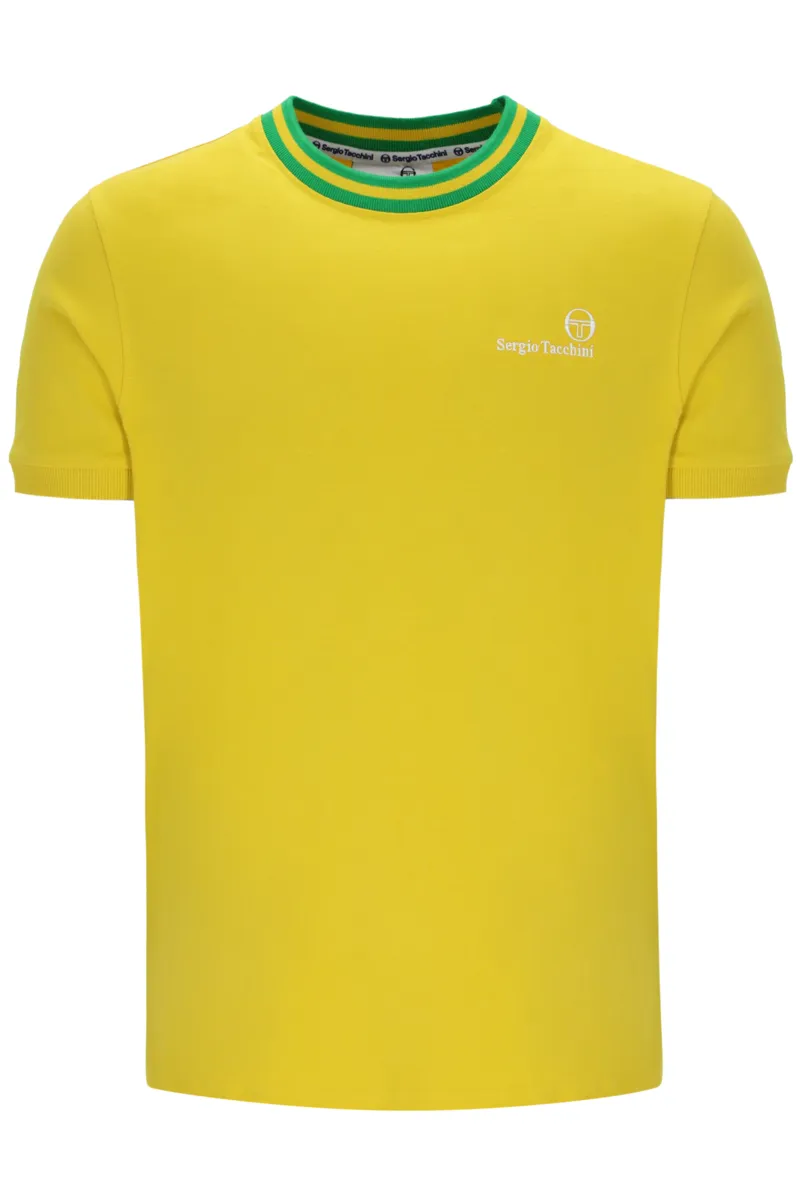  Sergio Tacchini Rainer FC T-Shirt Yellow / Green