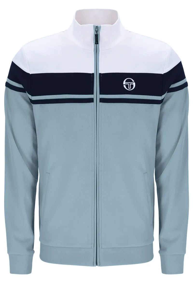 Sergio Tacchini Damarindo Track Top Lead / Maritime / White 