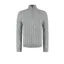 Superdry Jacob Cable Knit Half Zip Jumper Grey