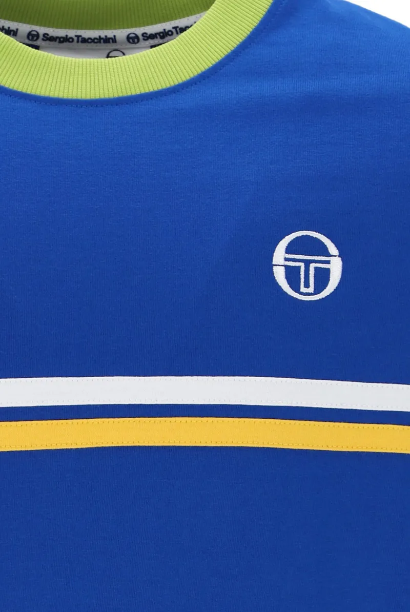 Sergio Tacchini Supermac T-shirt Nautical Blue/Citron/Daffodil MEDIUM-2