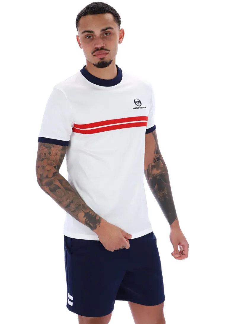 Sergio Tacchini Supermac MK2 T-shirt SuperMK2 White-6