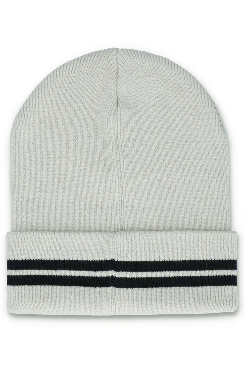 Sergio Tacchini Surgis Jacquard Stripe Beanie Peyote-1