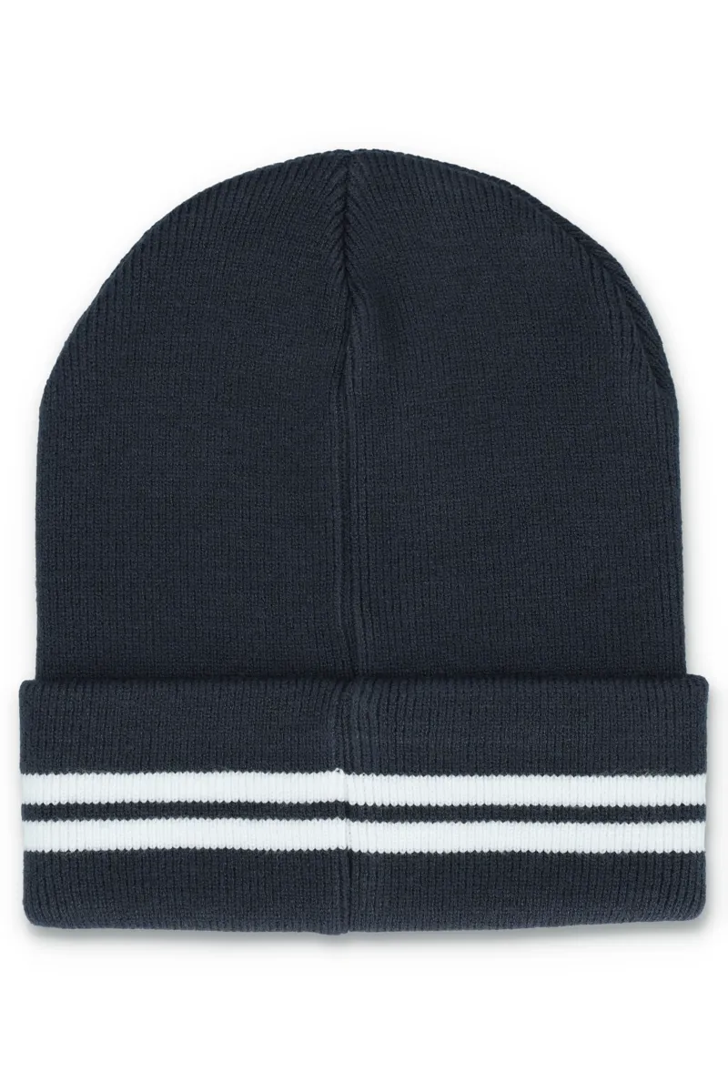 Sergio Tacchini Surgis Jacquard Stripe Beanie Turbulance-1
