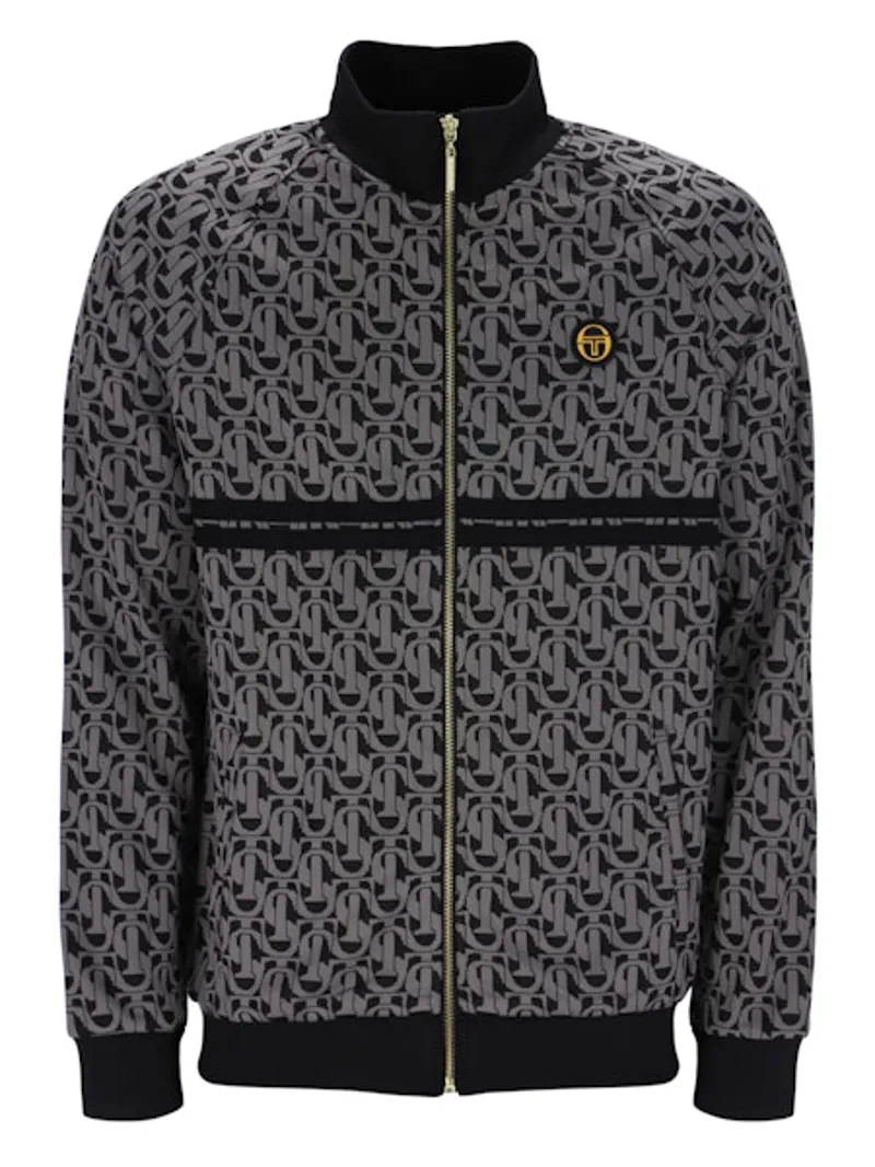 WM26 Sergio black monogram track top